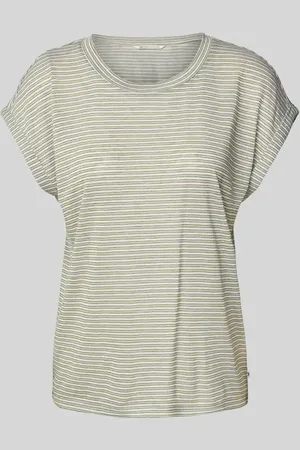 TOM TAILOR Regular Fit T-Shirt mit Streifenmuster in , Größe L