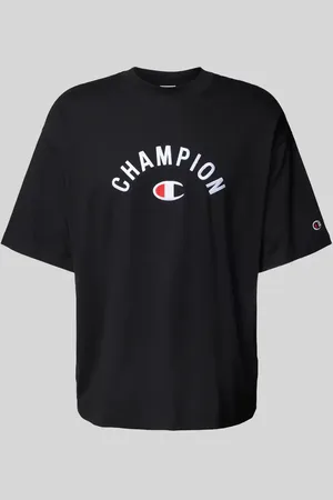 Champion Relaxed Fit T-Shirt mit Label-Stitching in , Größe L