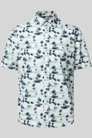 Jake*s Slim Fit Business-Hemd mit Kentkragen in , Größe L