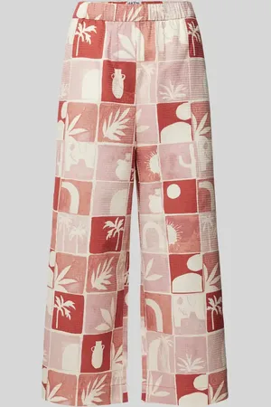 Jake*s Wide Leg Stoffhose mit verkürztem Schnitt in , Größe 34