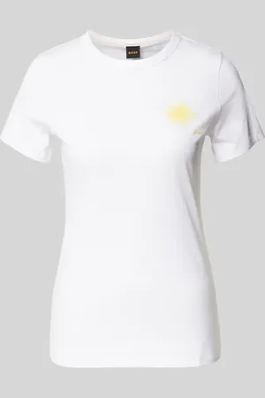 HUGO BOSS T-Shirt mit Label-Print Modell 