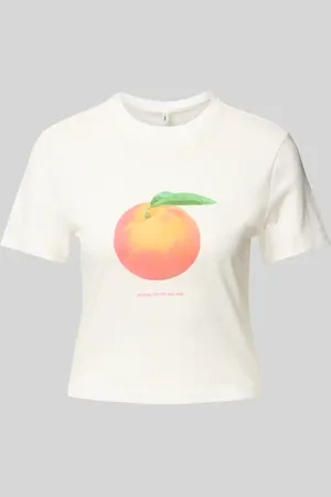 ONLY Regular Fit T-Shirt aus reiner Baumwolle Modell 