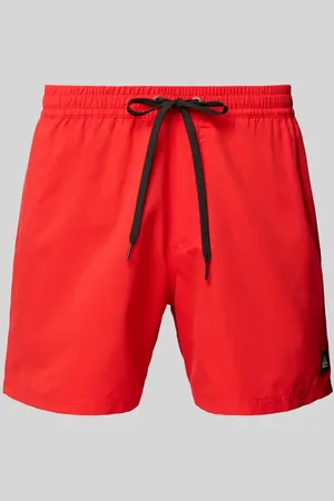 Quiksilver Badehose mit Label-Detail und elastischem Bund in , Größe L