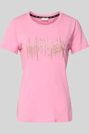 Liu Jo T-Shirt mit Ziersteinbesatz in , Größe L