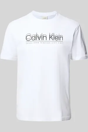 Calvin Klein T-Shirt mit Label-Print in , Größe L