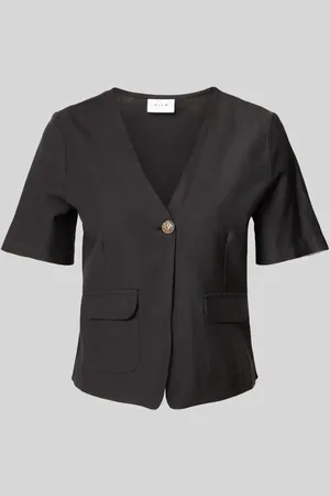 VILA Regular Fit Bluse mit Knopfverschluss und Pattentaschen in , Größe 34