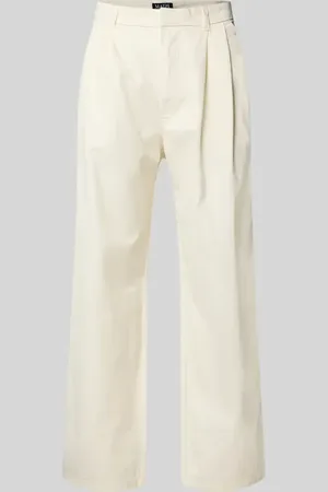 Review Hose mit gelegten Falten und Gesäßtaschen in , Größe L