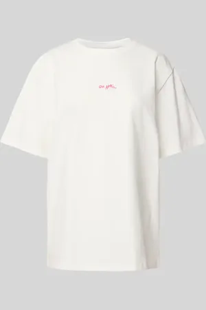 Oh April Oversized T-Shirt mit Label-Print in , Größe L