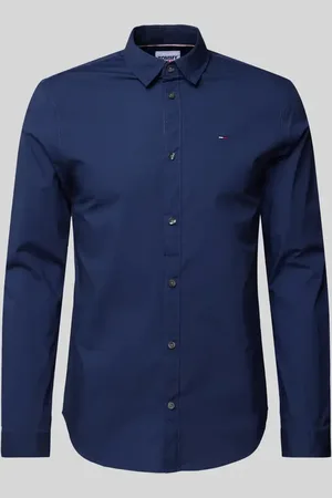 Tommy Hilfiger Regular Fit Business-Hemd mit Label-Stitching in , Größe S