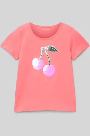 TOM TAILOR Regular Fit T-Shirt aus reiner Baumwolle in , Größe 104