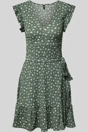 ONLY Tailliertes Minikleid mit Bindegürtel Modell 