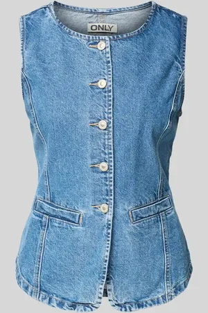 ONLY Shaped Fit Jeansweste aus reiner Baumwolle Modell 