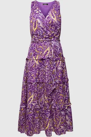 Ralph Lauren Midikleid mit floralem Muster Modell 