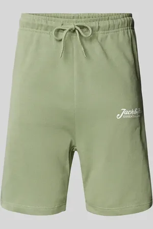 JACK & JONES Slim Fit Sweatpants mit Label-Print Modell 