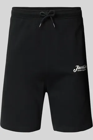 JACK & JONES Slim Fit Sweatpants mit Label-Print Modell 