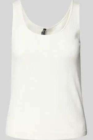 Pieces® Regular Fit Tank Top aus Baumwoll-Mix Modell 
