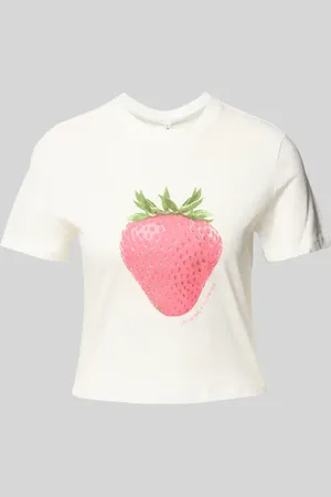 ONLY Regular Fit T-Shirt aus reiner Baumwolle Modell 