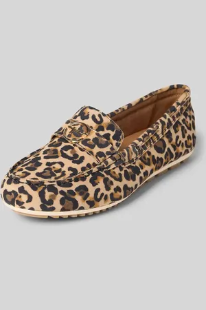 Tamaris Loafers aus Leder mit Label-Details in , Größe 37