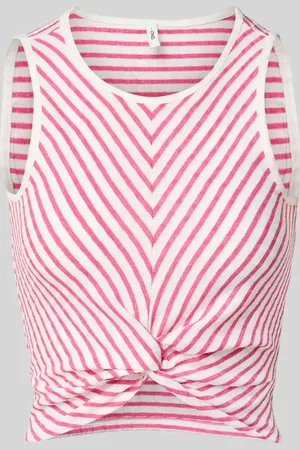 ONLY Slim Fit Tank Top mit Wickeloptik Modell 