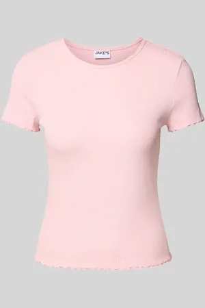 Jake*s T-Shirt mit Muschelsaum in , Größe L