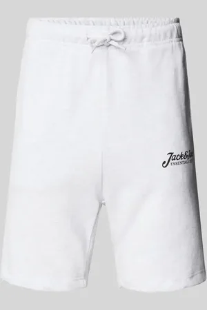 JACK & JONES Slim Fit Sweatpants mit Label-Print Modell 