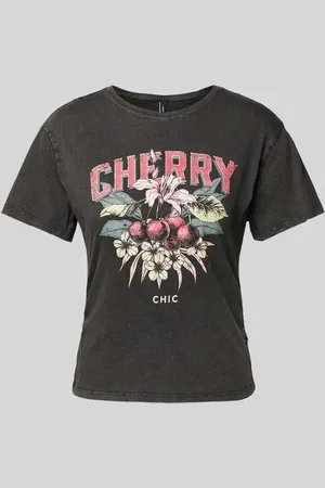 ONLY Regular Fit T-Shirt aus reiner Baumwolle Modell 