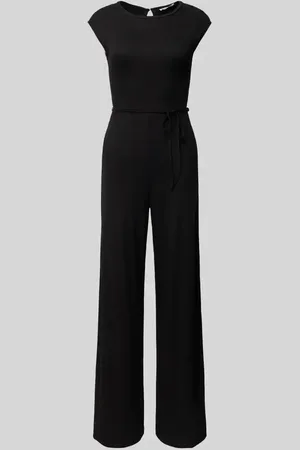 EDITED the label Jumpsuit mit Rundhalsausschnitt und Bindegürtel in , Größe 34