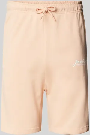 JACK & JONES Slim Fit Sweatpants mit Label-Print Modell 