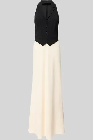 Ralph Lauren Abendkleid mit Reverskragen Modell 