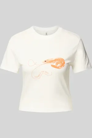 ONLY Regular Fit T-Shirt aus reiner Baumwolle Modell 