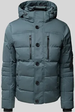 TOM TAILOR Regular Fit Steppjacke mit abnehmbarer Kapuze in , Größe L