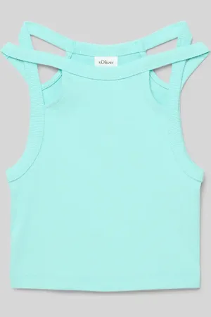 QS by s.Oliver Slim Fit Tank Top mit Cut Outs in , Größe 146