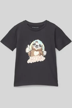 TOM TAILOR Regular Fit T-Shirt aus reiner Baumwolle in , Größe 104