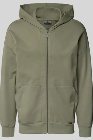 Hanro Sweatjacke mit Label-Applikation in , Größe L