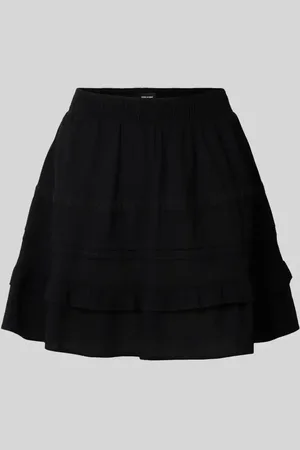 VERO MODA Ausgestellter Mini-Rock aus reiner Baumwolle Modell 