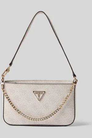 Guess Handtasche mit Label-Applikation in , Größe 1