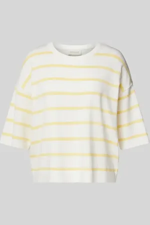 MSCH Strickshirt mit überschnittenen Schultern und Rundhalsausschnitt in , Größe L/XL