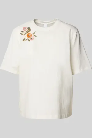 Y.A.S Boxy Fit T-Shirt mit Pailletten Modell 