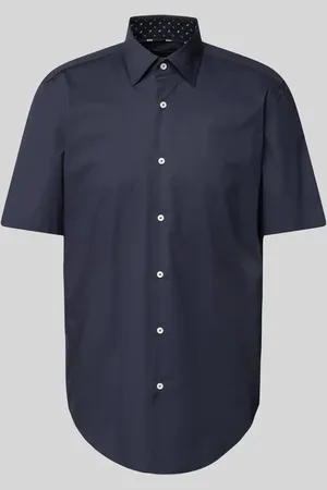 HUGO BOSS Regular Fit Business-Hemd mit 1/2-Arm Modell 