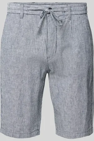 Lindbergh Bermudas aus Leinen-Mix mit seitlichen Eingrifftaschen in , Größe L
