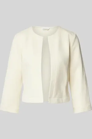 TOM TAILOR Shaped Fit Kurzblazer aus Baumwoll-Mix in , Größe L