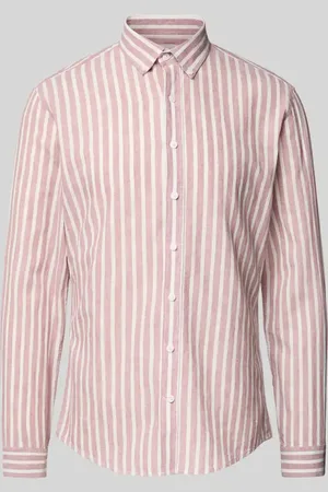 Lindbergh Slim Fit Freizeithemd mit Button-Down-Kragen in , Größe L