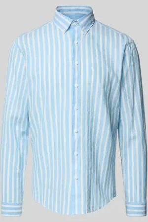 Lindbergh Slim Fit Freizeithemd mit Button-Down-Kragen in , Größe L