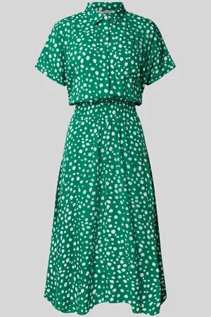 Apricot Midikleid mit Hemdblusenkragen in , Größe L