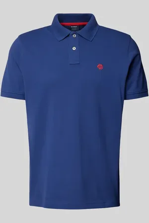 McNeal Regular Fit Poloshirt mit Label-Stitching in , Größe L