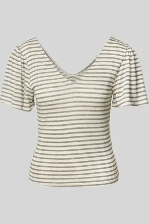 VERO MODA Regular Fit T-Shirt aus Viskose-Mix Modell 