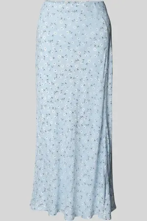 Pieces® Ausgestellter Midi-Rock mit Allover-Muster Modell 