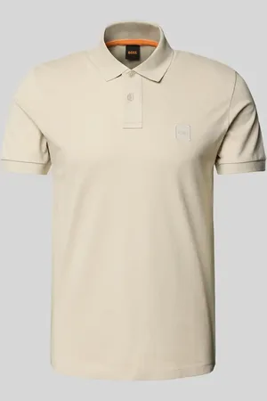 HUGO BOSS Slim Fit Poloshirt mit Label-Badge Modell 