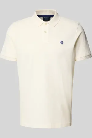 McNeal Regular Fit Poloshirt mit Label-Stitching in , Größe L