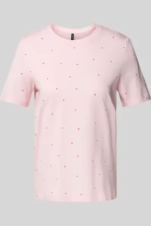 VERO MODA Regular Fit T-Shirt mit Motiv-Stitching Modell 